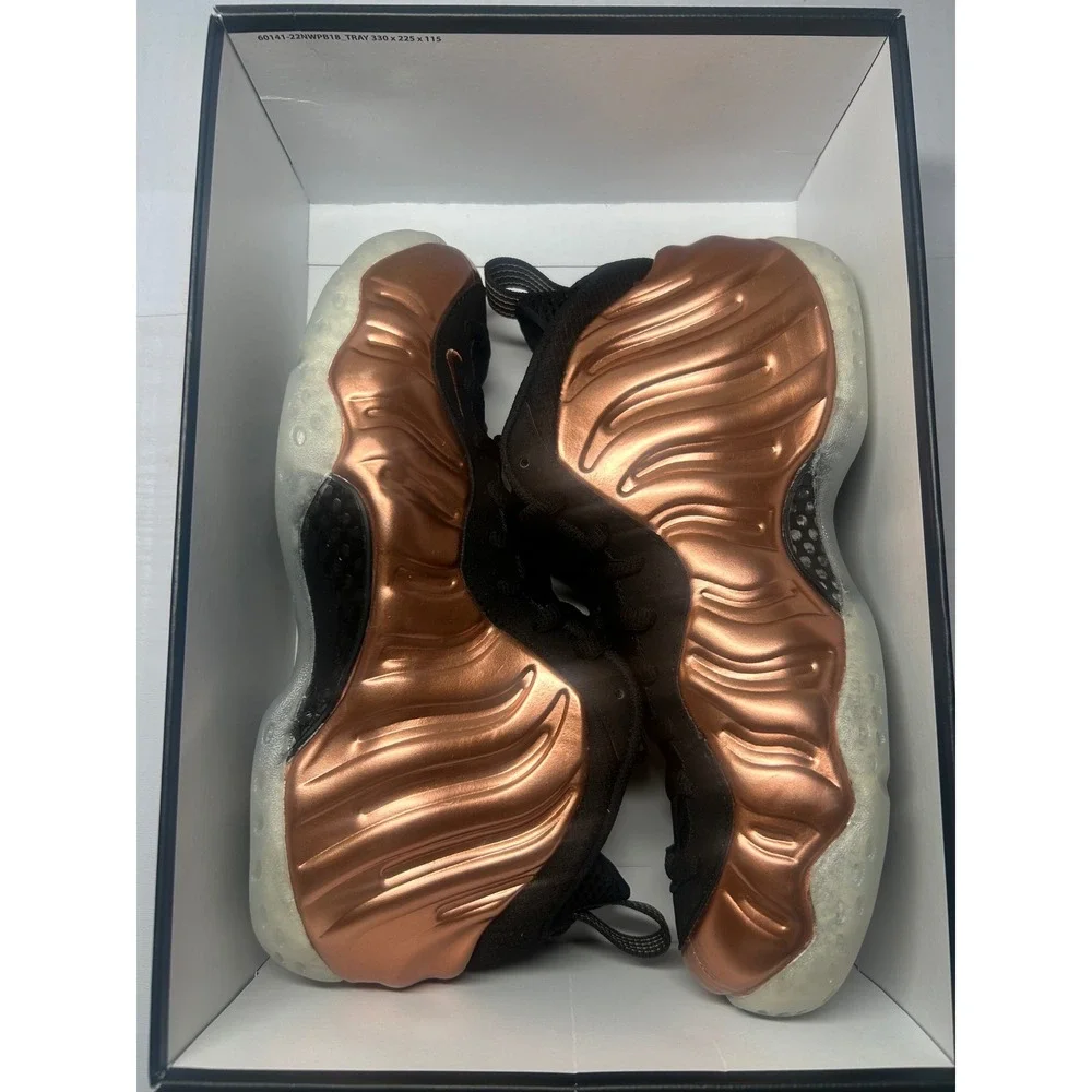 Nike Air Foamposite One Copper Size 7.5 Men FZ9902 001 New/No Lid